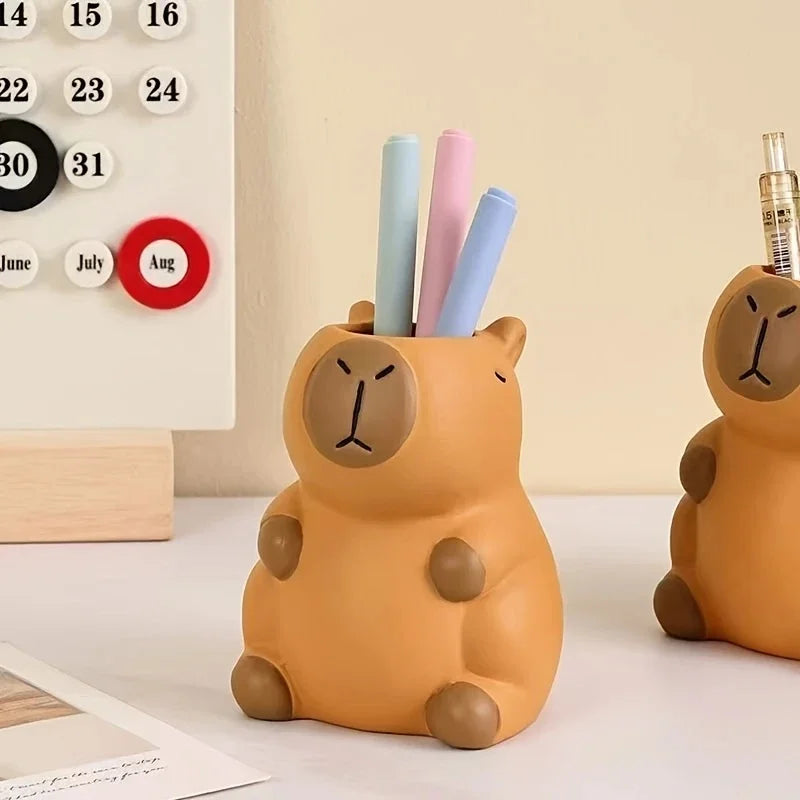 Cute Capybara Pen Holder