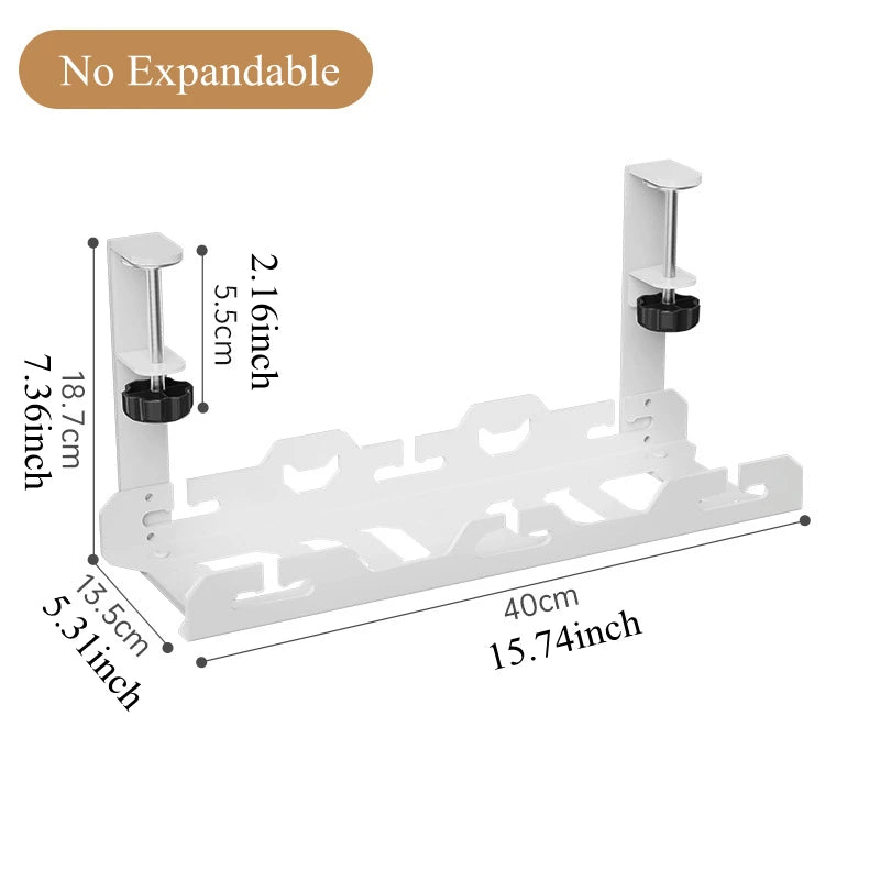 Under Table Storage Rack