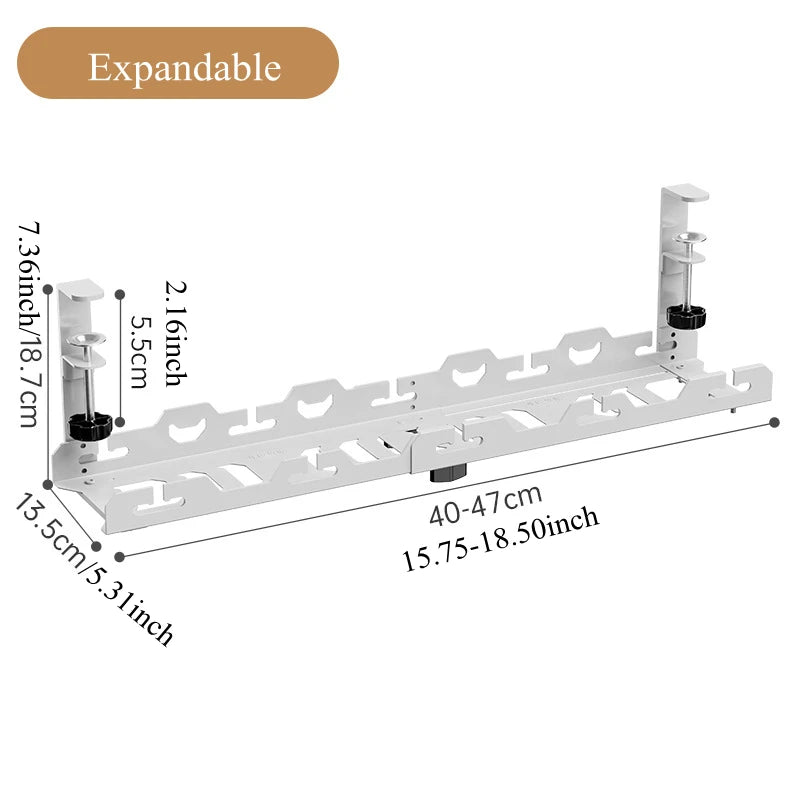Under Table Storage Rack