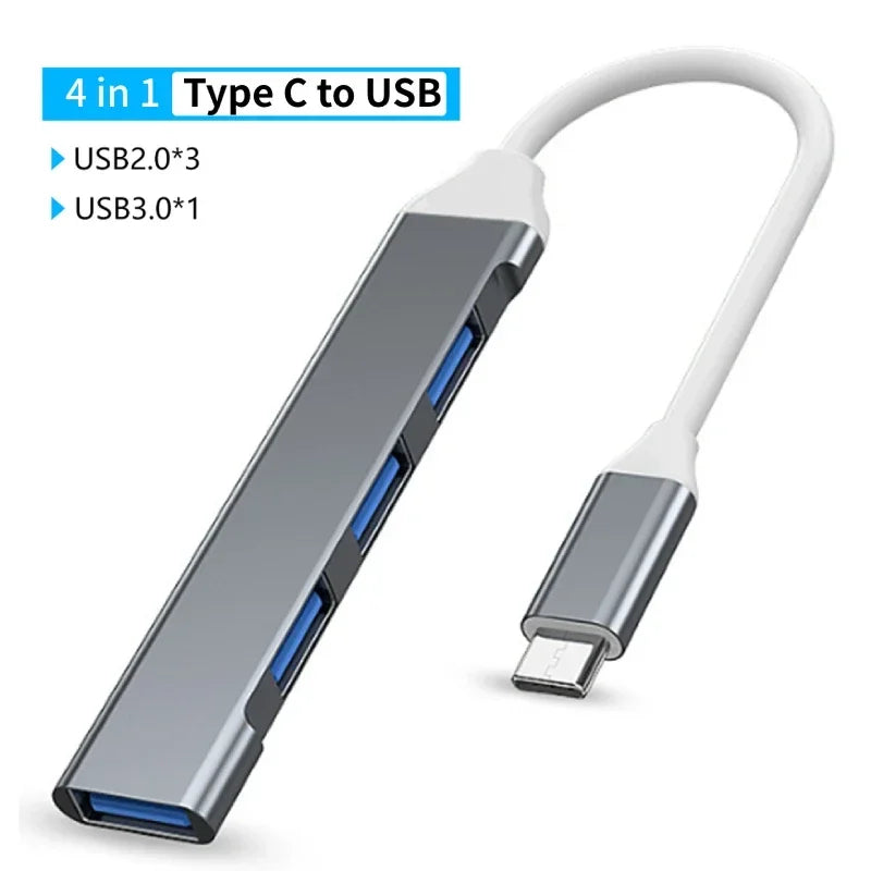 USB3.0 USB C Hub Type-C to 4K HDMI-compatible