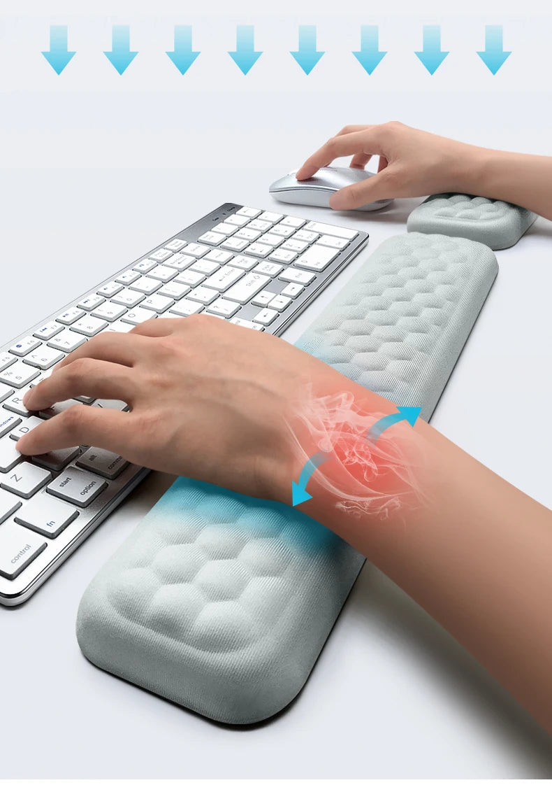 Keyboard Mouse Wrist Rest Pad
