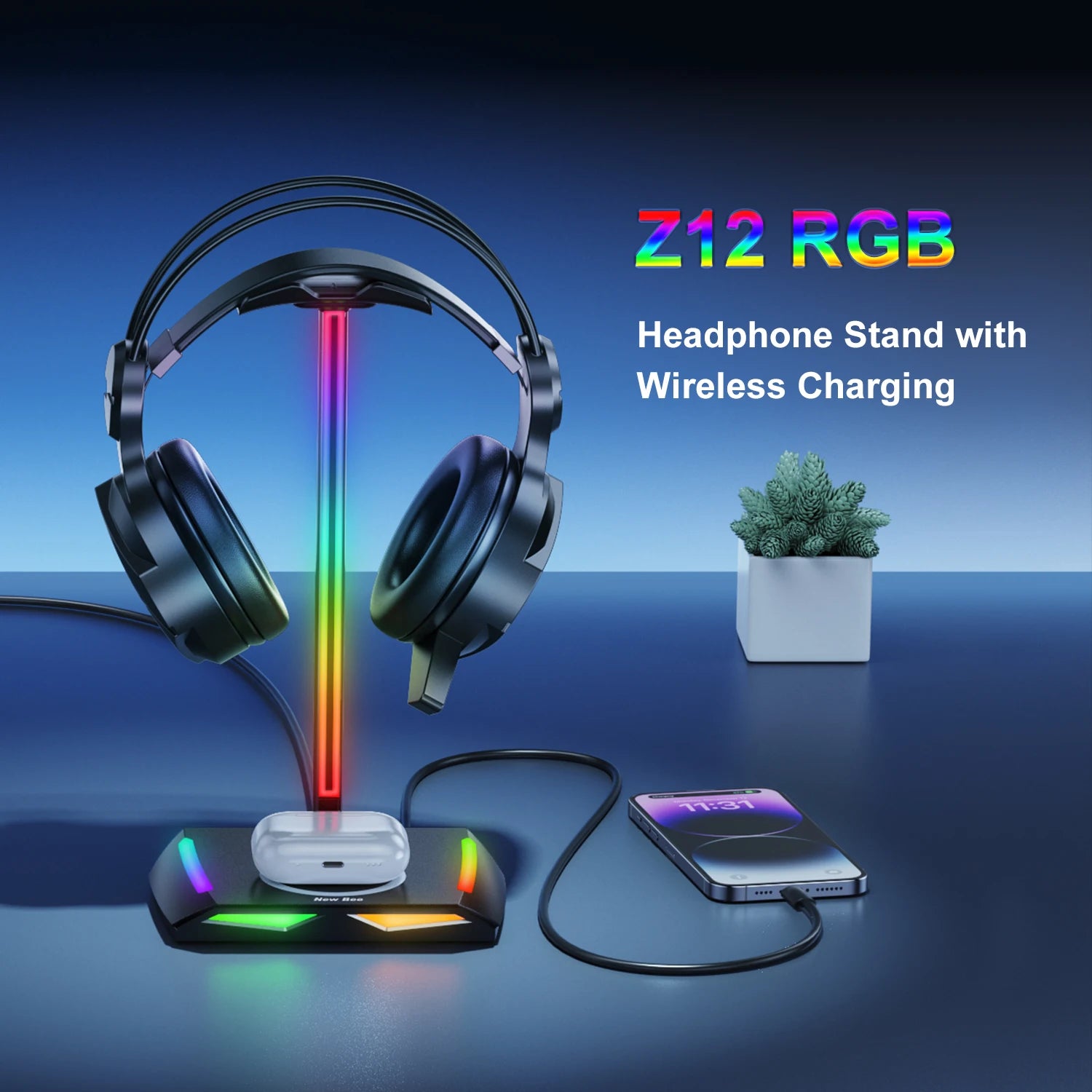 RGB Headset Stand Holder