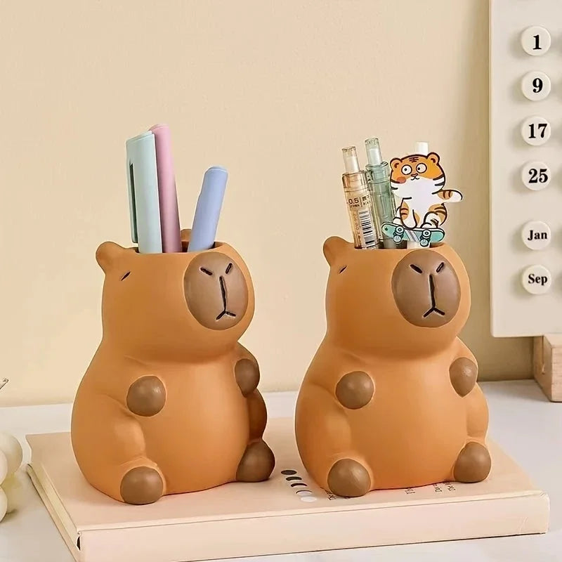 Cute Capybara Pen Holder