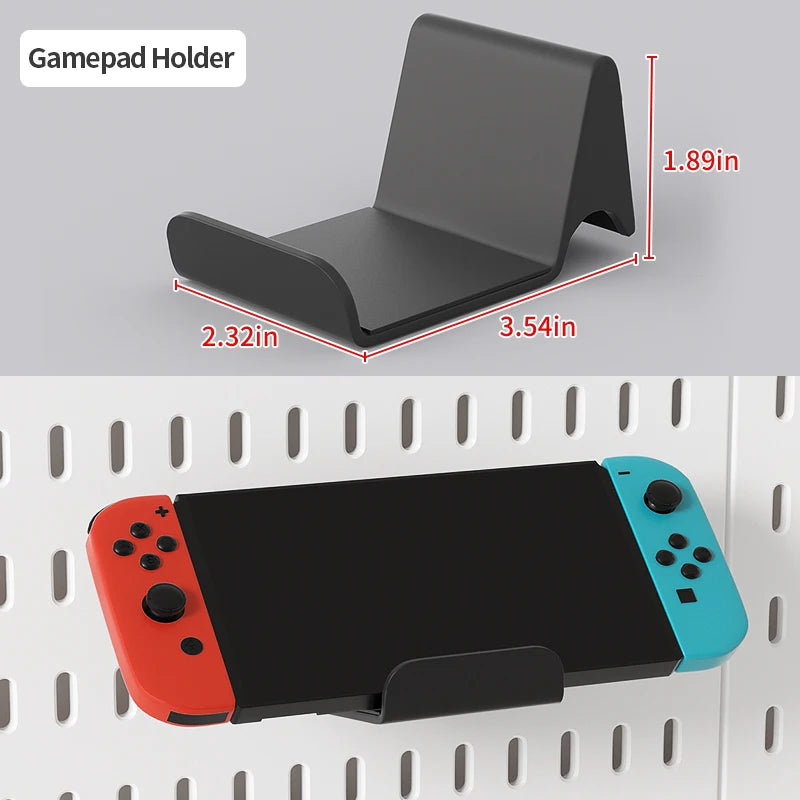 Desktop pegboard storage kit.