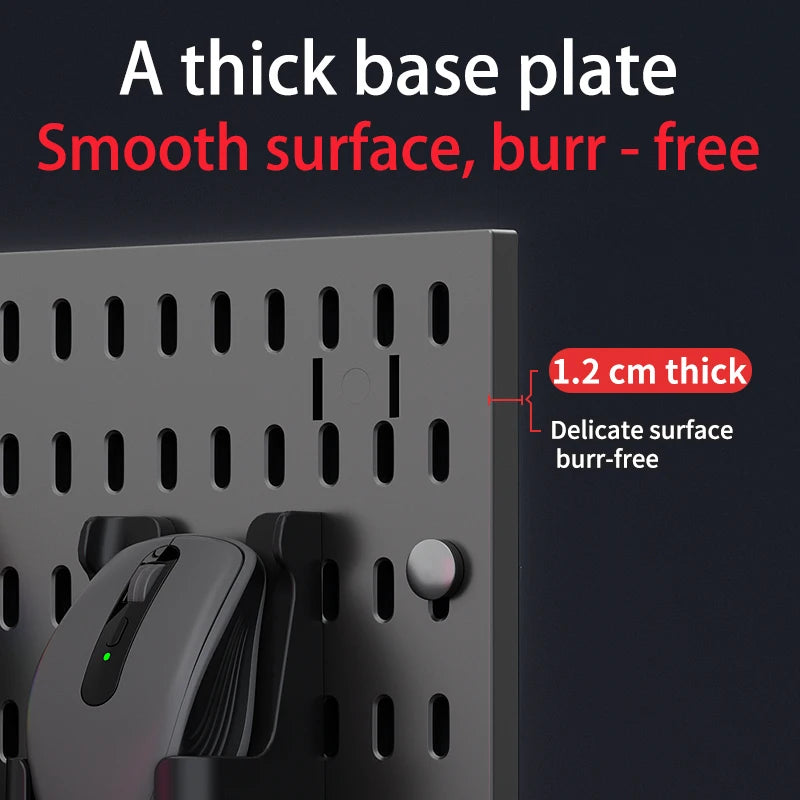 Desktop pegboard storage kit.