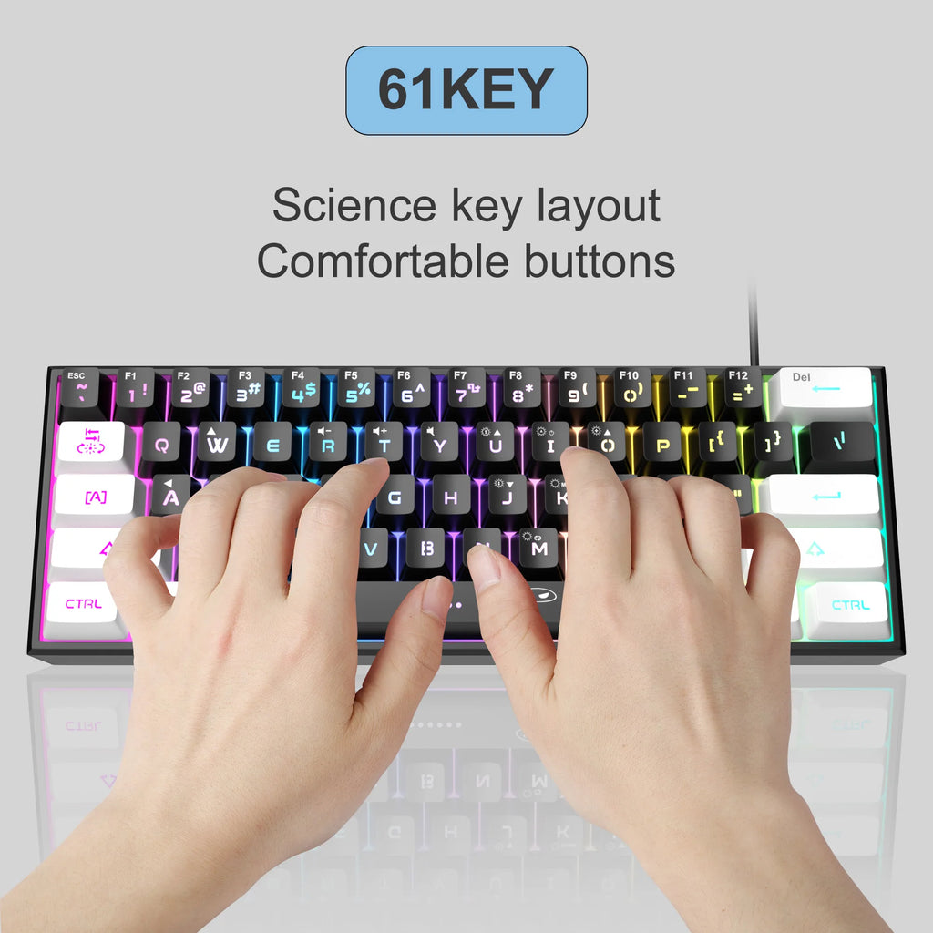 Compact Wired Keyboard  RGB