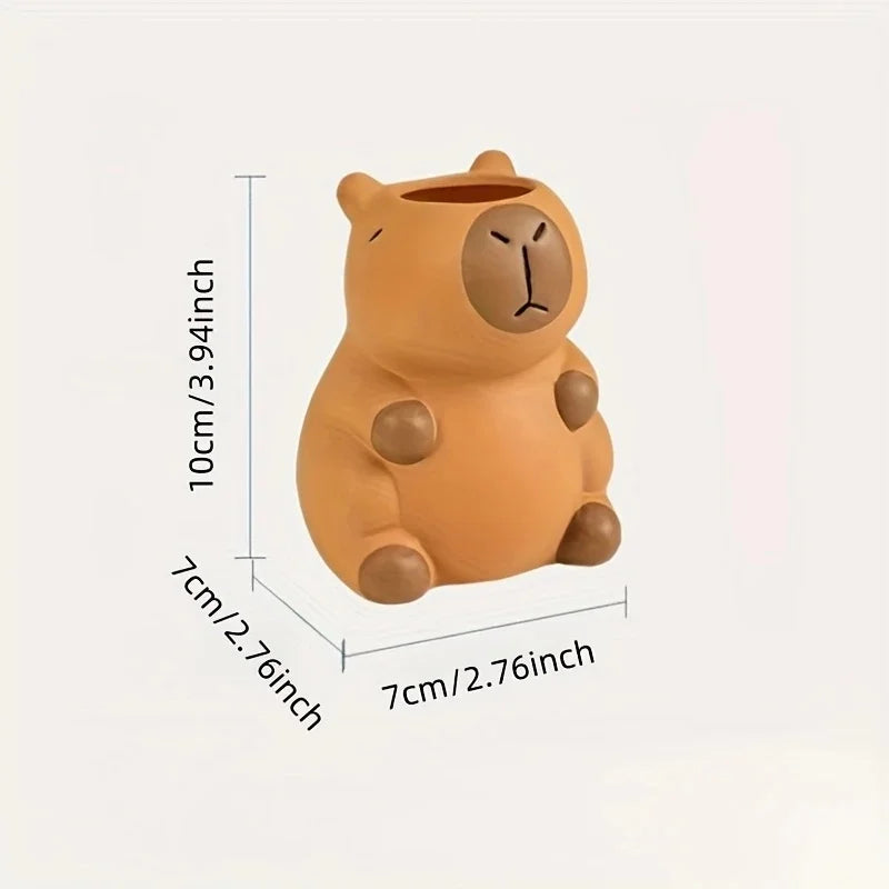 Cute Capybara Pen Holder