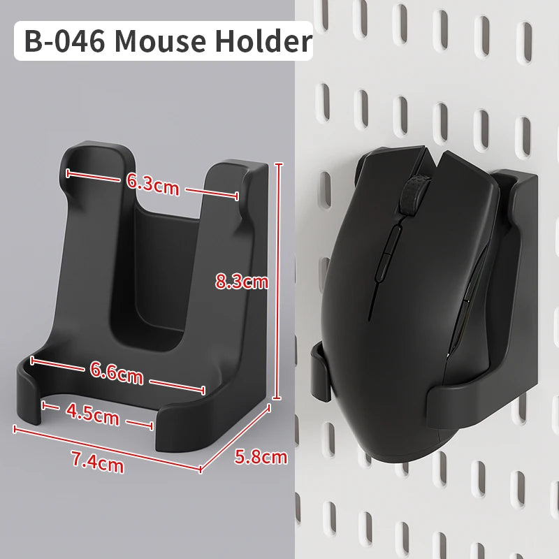 Desktop pegboard storage kit.